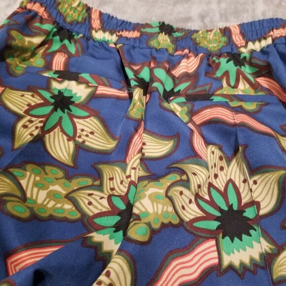 Scotch & Soda Maison Boys Edition Mid Rise Pants Elastic Waist Floral Multicolor - Picture 11 of 11